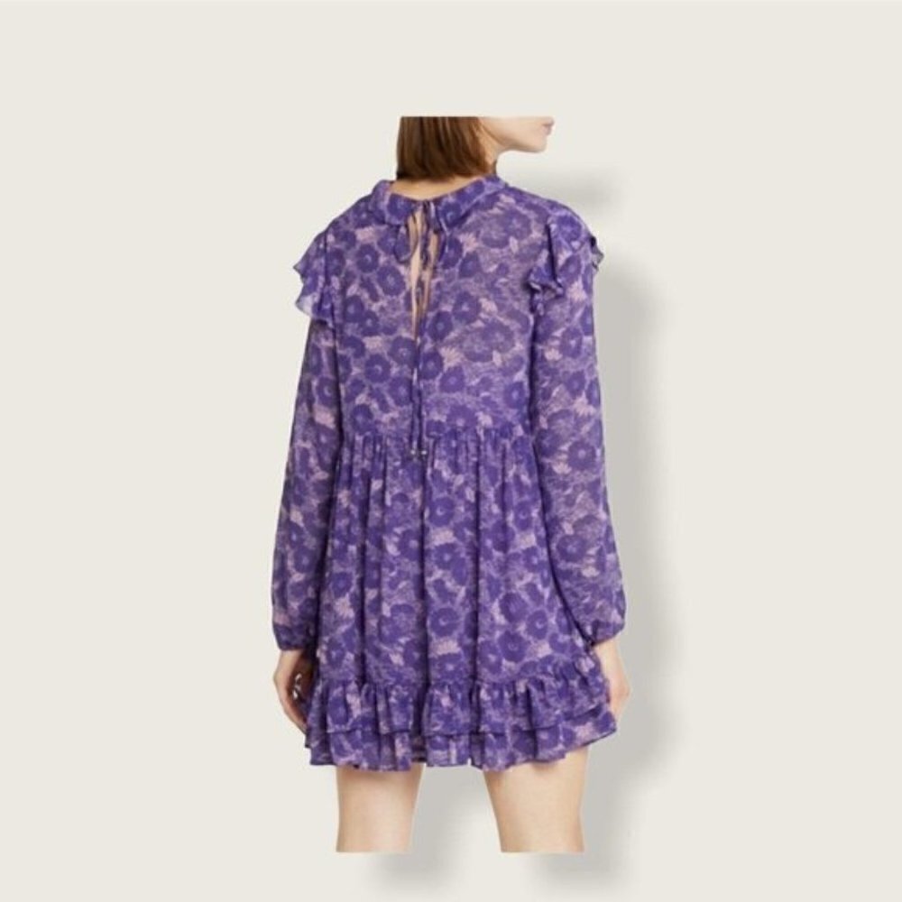 Free People Mini Dress Violet Combo NWT - Picture 5 of 12